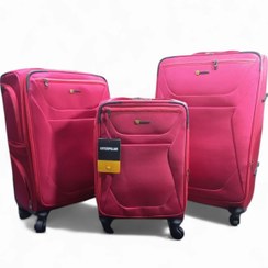 تصویر چمدان مسافرتی کاترپیلار اعلا جنس ریپس ضدآب ضد خش(۳تیکه) 