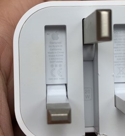 تصویر آداپتور ۲۰ وات آیفون ۱۲ پین شلاقی های کپی Adapter 20w iPhone Apple Store 1 year warranty