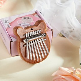 تصویر کالیمبا مینی مدل خرس چوبی 