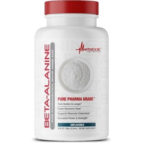 تصویر بتا آلانین متابولیک 300 گرم Metabolic Beta Alanine 