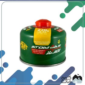 تصویر کپسول گاز 230 گرمی اتم گاز 