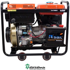 تصویر موتور برق کاما مدل(۵ کیلووات) KAMA KDE7000E (5kw)Portable Generator KAMA KDE7000E