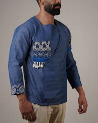 تصویر پیراهن جین آسمان 