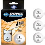 تصویر توپ پینگ پنگ دونیک شیلدکروت مدل JADE بسته ۶ عددی از پلاستیک 
