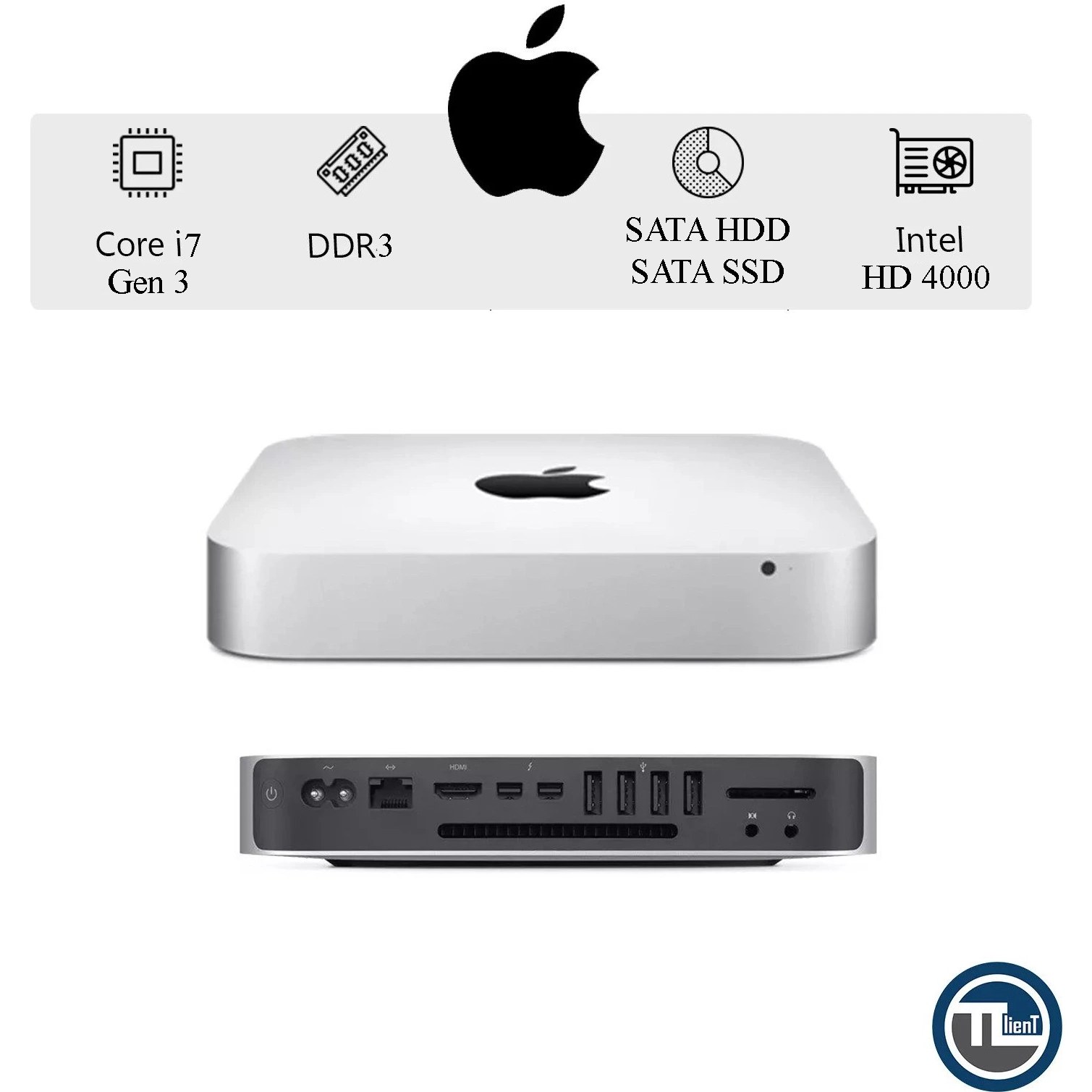 خرید و قیمت تین کلاینت 2012 Apple Mac mini A1347 (i7 GEN 3 خرید و قیمت تین کلاینت 2012 Apple Mac mini A1347 (i7 GEN 3