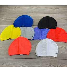 تصویر کلاه شنا اسپیدو SPEEDO سیلیکونی پفکی Speddo swimming cap