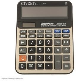 تصویر ماشین حساب کاسیو مدل GY-140C Casio GY-140C Calculator