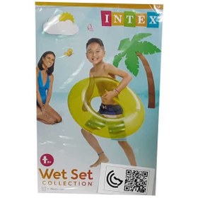 تصویر حلقه شنا اینتکس در 3 رنگ intex59260