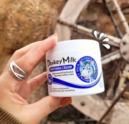 تصویر کرم سفید کننده شیر الاغ رنگ آبی WHIETENING CREAM Donkey Milk HA-3050 Blue