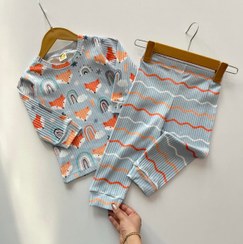 تصویر اسپرت /ست راحتی /جامک - سایز۲:قدبلوز۴۱/پهنا۳۲/قدشلوار۵۴ / خرسی 