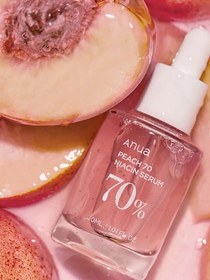 تصویر سرم روشن کننده نیاسینامید آنوا حاوی عصاره هلو Anua Peach 70% Niacin Serum 30ml