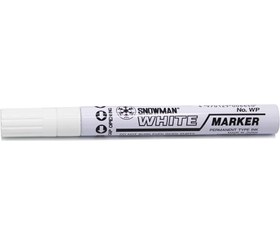 تصویر ماژیک متال سفید اسنومن بسته های ۱۲ عددی PAINT MARKER WHITE WP-12 SNOWMAN