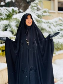 تصویر چادر جده گلدوزی 