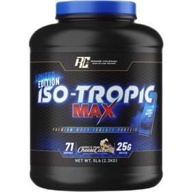 تصویر پروتئین وی ایزوله رونی کلمن Ronnie Coleman Iso-Tropic Max BLACK Edition