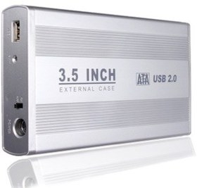 تصویر باکس هارد ۳.۵ اینچی USB۲ | باکس هارد اکسترنال PC | قاب اکسترنال هارد دیسک ۳.۵ اینچی USB 2.0 