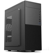 تصویر کیس کامپیوتر نوا NC-E188 Mid Tower مشکی Nova NC-E188 Mid Tower Black Computer Case