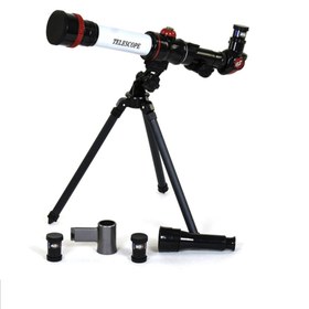 تصویر تلسکوپ C2153 با سه عدسی مجزا و زوم ۴۰ برابر 