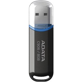 تصویر فلش مموری ای دیتا سی 906 با ظرفیت 8 گیگابایت ا C906 Compact USB 2.0 Flash Memory 8GB C906 Compact USB 2.0 Flash Memory 8GB