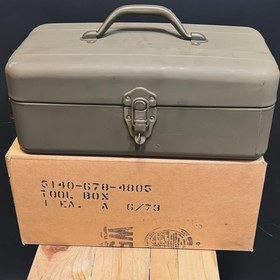 تصویر جعبه ابزار فلزی آمریکایی سایز ۳۵ سانت 