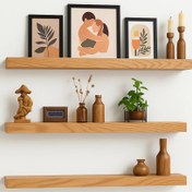 تصویر شلف روکش طبیعی بلوط 
