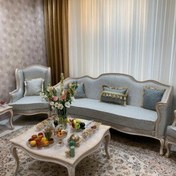 تصویر مبل کلاسیک فرانسوی نهال ۷ نفره 