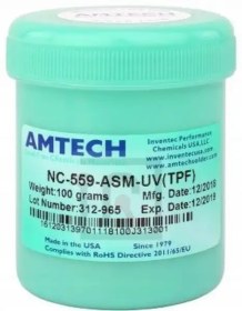 تصویر خمیر فلاکس کاسه ای amtech مدل NC-559-ASM-UV 