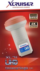 تصویر ال ایکسکروزر تک سوزنه تک فیش کره ای 4K با کیفیت xcruiser XL31 LNB 