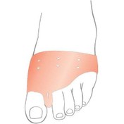 تصویر محافظ سینه پا با پد فاصله دهنده انگشت شست اوتسی TM35 کد D324 