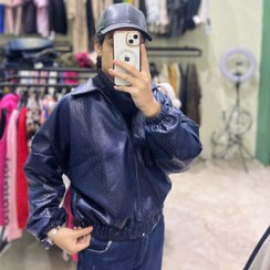 تصویر بامبر جکت سوییت - آبی تمساحی بامبر جکت سوییت