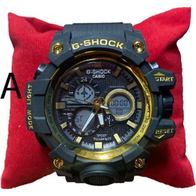 تصویر ساعت جیشاک مردانه حاشیه نقره ای ساعتG shock