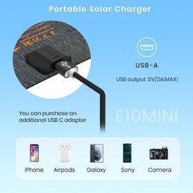 تصویر پنل خورشیدی FlexSolar 10 W ضد آب 