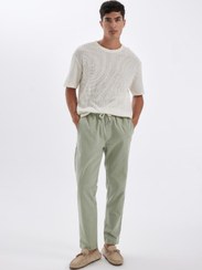 تصویر شلوار مردانه دفاکتو اورجینال مردانه سبز Defacto Z6475AZ24AU 