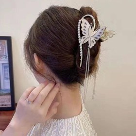 تصویر کلیپس فلزی کلیپس دنباله دار پروانه