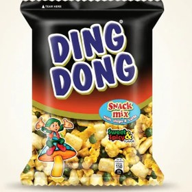 تصویر اسنک مخلوط دینگ‌دانگ (Ding Dong) مدل چیپس و کورل 