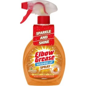 تصویر اسپری مایع ظرفشویی بریتانیایی گریس البو Elbow Grease Washing Gingerbread با رایحه زنجبیلی 500 میل 