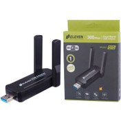 تصویر کارت شبکه بی سیم آنتن دار Eleven D15 300Mbps Eleven D15 300Mbps Wireless USB Adapter