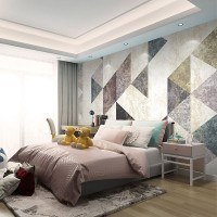 تصویر پوستر دیواری اشکال هندسی زیبا مدل BCW406 