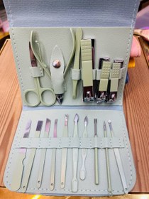 تصویر ست مانیکور پدیکور16تیکه ا 16-piece manicure and pedicure set 16-piece manicure and pedicure set