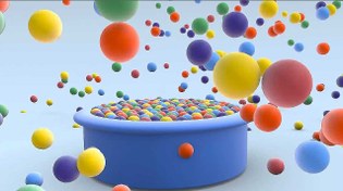 تصویر کلیپ آموزش زبان کودکان با مت Ball Pit Color Song Show Learn Colors 3D 