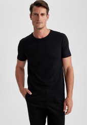 تصویر تی شرت آستین استاندارد راسته مردانه Defacto | B4375AX23SP 