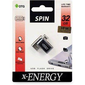تصویر فلش ۳۲ گیگ ایکس-انرژی X-Energy S ا X-Energy Spin 32GB OTG Flash Memory X-Energy Spin 32GB OTG Flash Memory