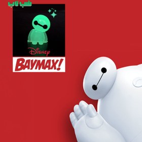 تصویر مجسمه مدل شب تاب طرح بیمکس BAYMAX بسته 2 عددی 