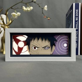 تصویر تابلو لایت باکس انیمه ای اوبیتو نارتو | Naruto Obito Light Box 