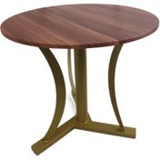 تصویر میز پایه فلزی مدل کارین - 70* table karin