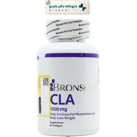 تصویر سافت ژل سی ال ای 1000 میلی گرم برونسون 60 عدد Bronson CLA 1000 Mg 60 Softgels