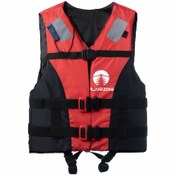 تصویر جلیقه نجات NeoSafe برند Plankzone رنگ قرمز 