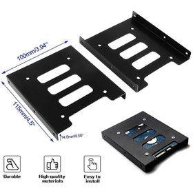تصویر براکت هارد SSD فلزی ا Metal SSD hard bracket Metal SSD hard bracket