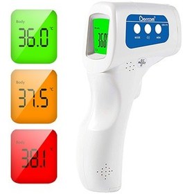 تصویر تب سنج (ترمومتر) لیزری برکام berrcom non contact thermometer 