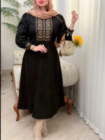 تصویر کفتان کبریتی گلدوزی 3585 