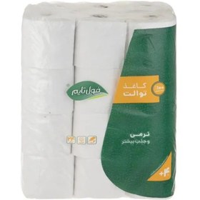 تصویر دستمال توالت فول تایم 24 قلو 4 لایه 